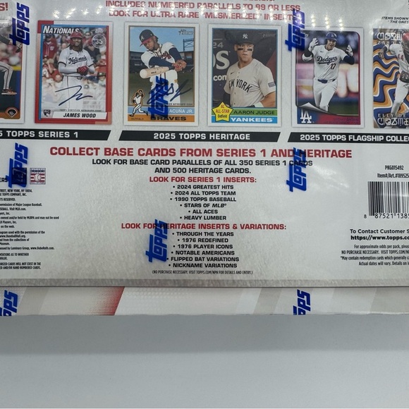 NEW 2025 Topps Baseball The Flagship Collection Series 1 +Heritage 3 Bonus Pack - Picture 12 of 12